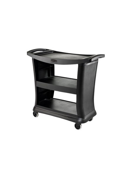 Carro Servico Executivo 97x51x99cm 3 Niveis Preto