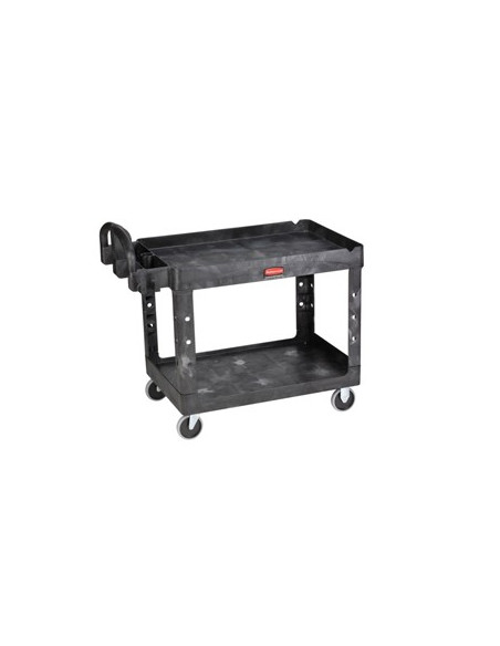 Carro Trabalho com prateleiras de rebordo 226Kg Preto
