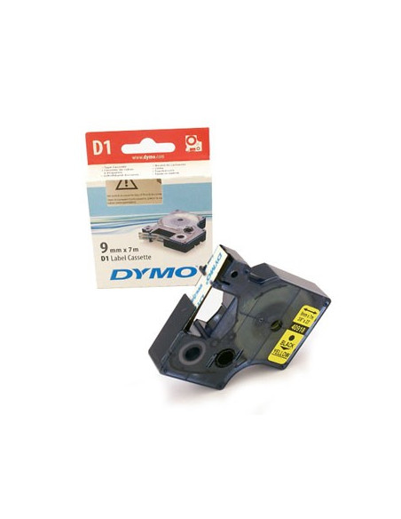 Fita Gravacao Dymo 09mmx7m Preto/Amarelo (40918)